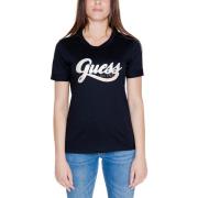 T-shirt Korte Mouw Guess SS CN GLITTERY LOGO W4YI09 JA914