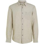 Overhemd Lange Mouw Calvin Klein Jeans Linen Cotton Regular