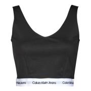 Bralette Calvin Klein Jeans CONTRAST TAPE MILANO STRAPPY TOP