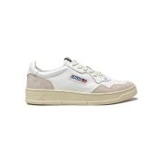 Lage Sneakers Autry Medalist Low M - White/Beige