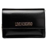 Handtas Love Moschino Polyethyleen crossbodytas met ketting en magneti...