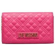 Handtas Love Moschino Polyethyleen crossbodytas met ketting en magneti...