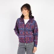 Mantel Oxbow Hoodiejas met print P2SIMONE