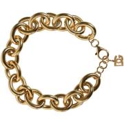 Armband D&amp;G Toon Messing Maxi Chain Karabijnsluiting Logo Armband