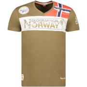 T-shirt Korte Mouw Geographical Norway SX1130HGN-Kaki