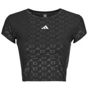 T-shirt Korte Mouw adidas Hyperglam Training Emboss T-Shirt