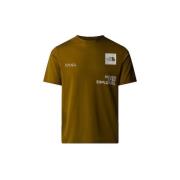 T-shirt Korte Mouw The North Face Graphic Boxes Foundation Ss