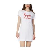 Jurk Love Moschino Elegante katoenen korte jurk