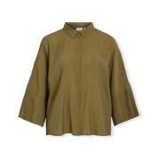 Blouse Vila Aspyn 3/4 Loose Shirt - Capulet Olive