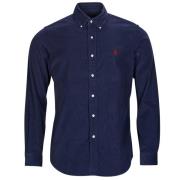 Overhemd Lange Mouw Polo Ralph Lauren CHEMISE COUPE DROITE EN VELOURS ...