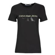 T-shirt Korte Mouw Calvin Klein Jeans GLOSSY MONOGRAM SLIM TEE