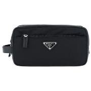 Etui Prada Luxe Nylon Beauty Case met Lederen Details en Ritssluiting