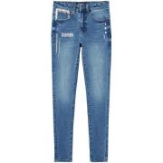 Jeans Desigual Skinny Jeans voor dames met geborduurde ontwerpen