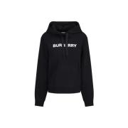 Sweater Burberry Katoenen hoodie met monogramprint en kangoeroezak