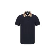 T-shirt Burberry Poloshirt met ruitjesbies korte mouwen