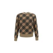 Sweater Burberry CheckPattern Kasjmier Trui