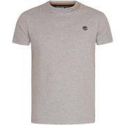 T-shirt Korte Mouw Timberland Dun River slim T-shirt met ronde hals