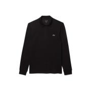 T-shirt Lacoste Regular Fit Long Sleeve Cotton Blend Polo Shirt Black