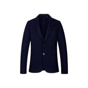 Kostuum EAX Blazer Effen Navy