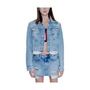 Mantel Tommy Hilfiger Cropped spijkerjack Distressed Look