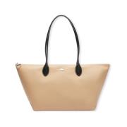 Portemonnee Lacoste Athena Bag - Eco Beige Noir