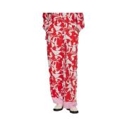 Broek Vila Pants Kikki Mat - Flame