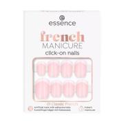 Manicure set Essence Click-on French Manicure Kunstnagels - 01 Classic...