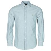 Overhemd Lange Mouw Polo Ralph Lauren CHEMISE AJUSTEE EN CHAMBRAY DENI...