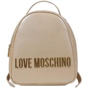 Tas Love Moschino Rugzak met ritssluiting en effen patroon