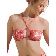 Bikini Lisca Top zwemkleding bandeau multipositie zonder beugel Kavala