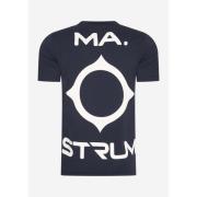 T-shirt Ma.strum Oversized back logo print tee