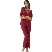 Pyjama's / nachthemden Lisca Gloriosa Pyjama broek top lange mouwen