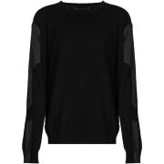 Trui Les Hommes LKK112 603A | Classic Fit Jumper with Nylon Detail on ...