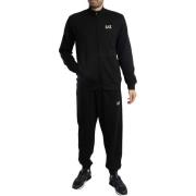 Trainingspak Emporio Armani EA7 Trainingspak met rits en logo op de bo...