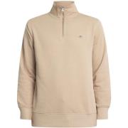 Fleece Jack Gant Regular Shield-sweatshirt met halve rits