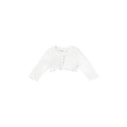 Mantel Mayoral 318 Rebeca tricot Better Cotton recién nacido Blanco