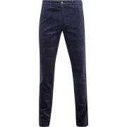 Broek Suitable Chino Plato Corduroy Navy