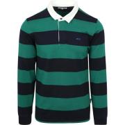 Sweater Mcgregor Rugbyshirt Streep Navy Groen