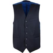 Blazer Suitable Gilet Piga Wol Donkerblauw