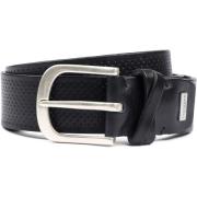 Riem Profuomo Leren Riem Roma Donkerblauw