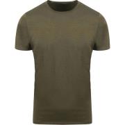 T-shirt Dstrezzed Mc Queen T-shirt Army Groen