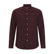 Overhemd Lange Mouw Colorful Standard Overhemd Bordeaux
