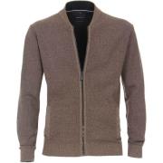 Sweater Casa Moda Zip Vest Beige