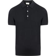 T-shirt Profuomo Poloshirt Luxury Knitted Navy