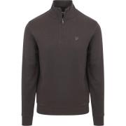 Sweater Lyle And Scott Lyle Scott Half Zip Pullover Tonal Antraciet