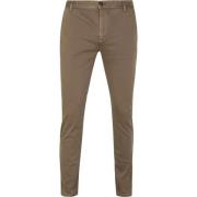 Broek Alberto Rob Stretch Chino Beige