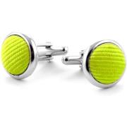 Manchetknopen Suitable Zijde Manchetknoop Lime Groen F04
