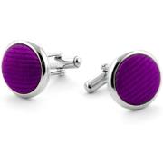 Schoenaccessoires Suitable Zijde Manchetknoop Aubergine F28