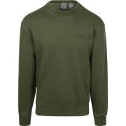 Sweater Levis Sweater Authentic Logo Olijfgroen