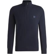 Sweater BOSS Kanobix Half Zip Trui Donkerblauw